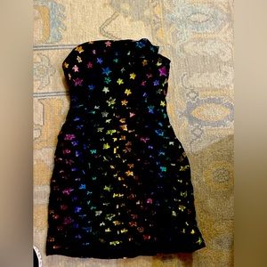 Shoshanna size four black with stars dress. Worn once. Excellent cond. Very fun!